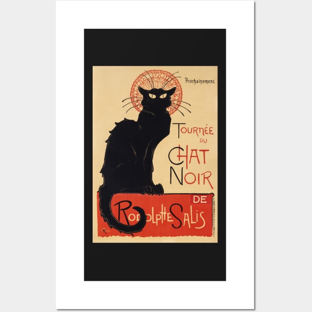 Chat (Cat) Noir Poster Wall Art by SHWILDLIFE